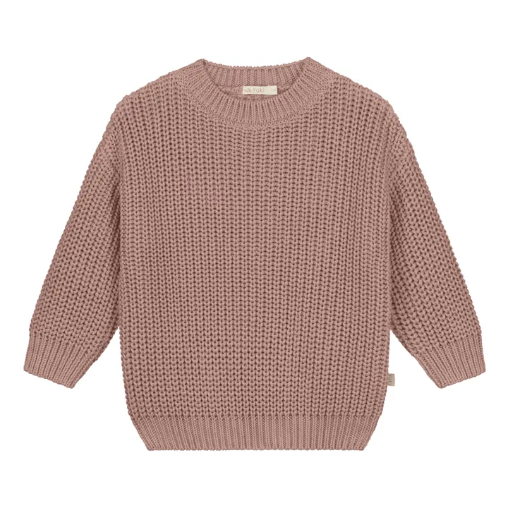 Yuki Pull Chunky Coton Bio | Taupe