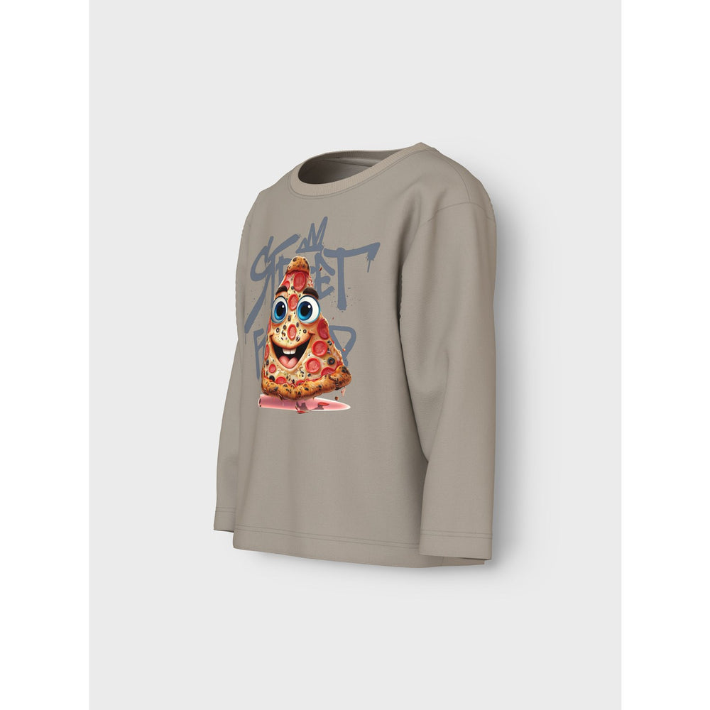 Køb Name It Island Fossil Pizza Nmmvoto Ls Nreg Top