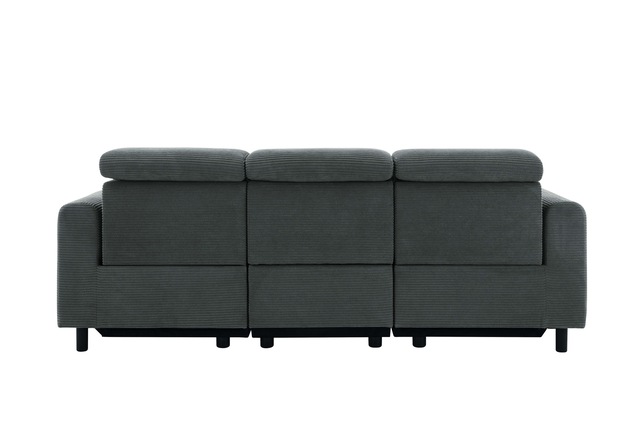 Home affaire 3-Sitzer »SKAANE in Cord, Sofa mit manueller u. elektrischer Relaxfunktion« Relax-Funktion in 2 Sitzen, Kopfteilverstellung, Federkernpolsterung