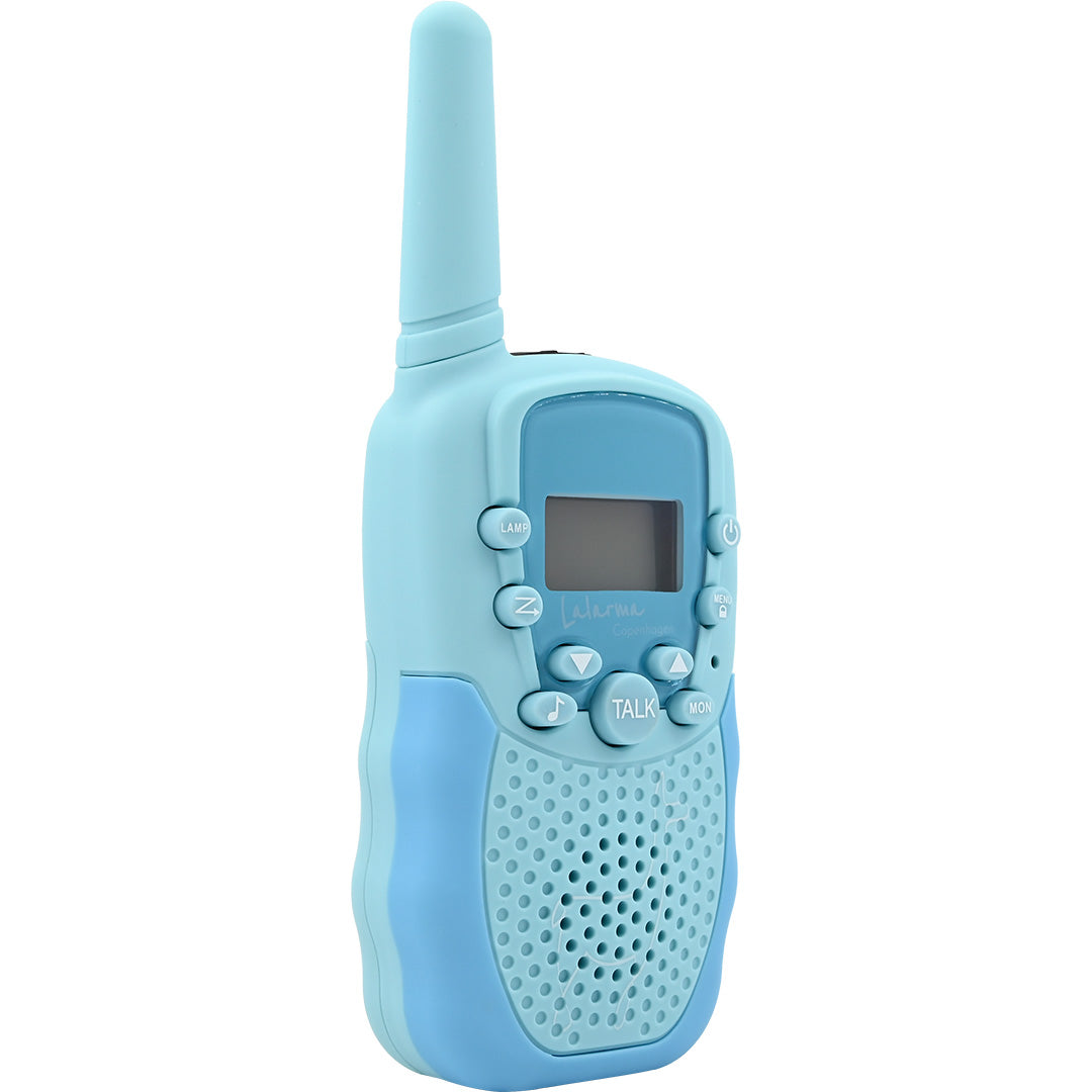 Lalarma walkie talkie blauw - 1st