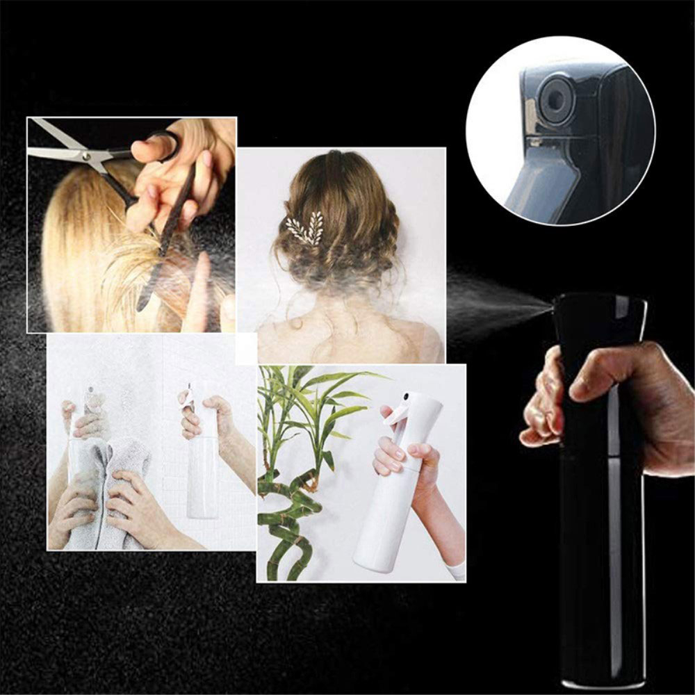 (150ml) Sprühflasche Friseur Aerospray Mehrzweck Spray Flasche - Schwarz