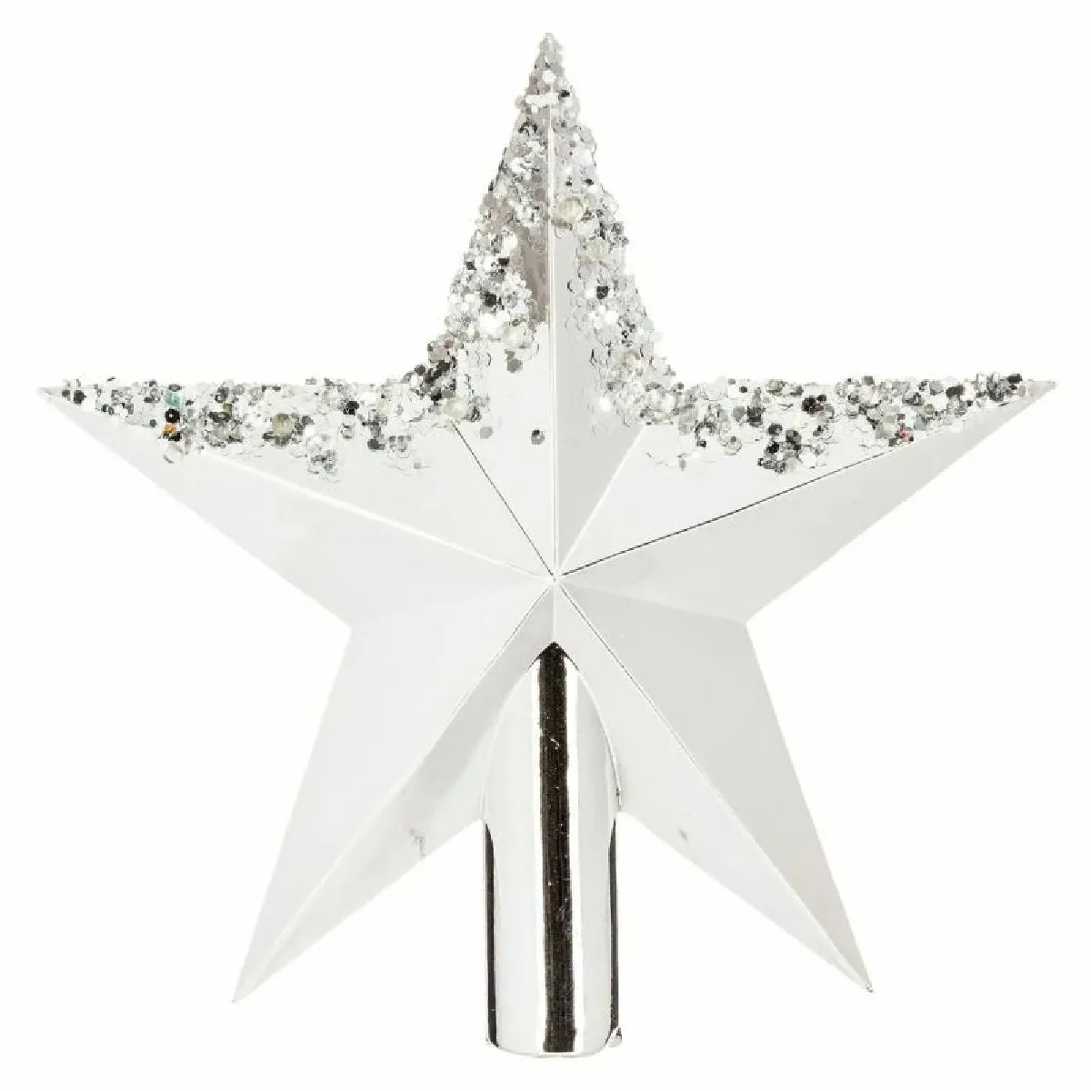 Cimier Étoile Argent 22cm