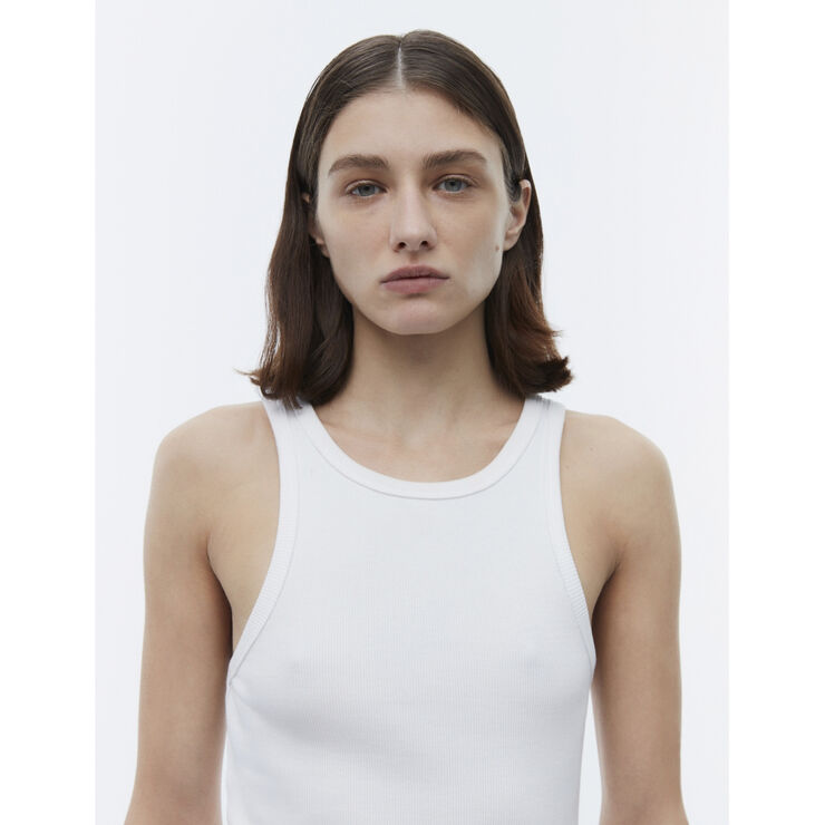 2NDDAY 2ND Purity TT - Daily Cotton Rib Brilliant white