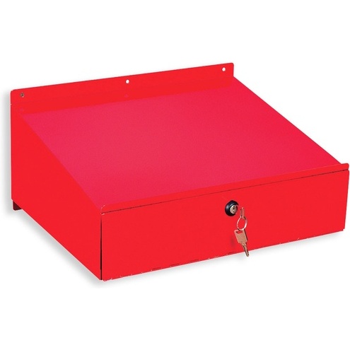 Écritoire pour documents de chaufferie en acier - 400x200x300 mm