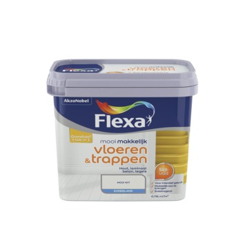 Flexa Mooi Makkelijk vloeren & trappen zijdeglans wit 750 ml