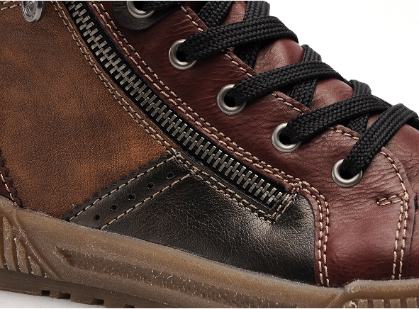 Rieker boots bottine plates femme n0721 multicolore