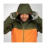 Veste Imperméable Endura SingleTrack II Vert / Orange XXL