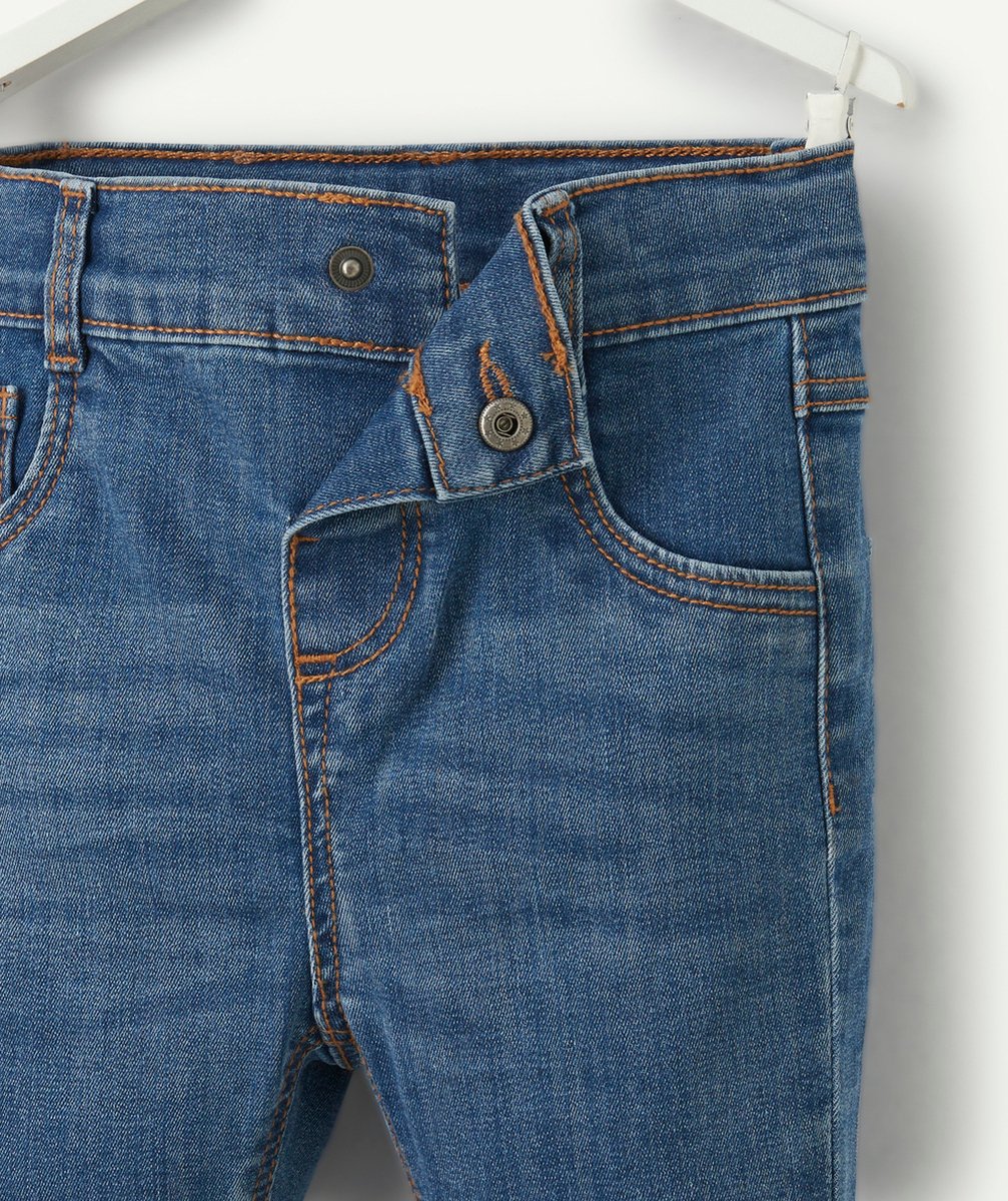 pantalon droit bébé garçon en denim low impact
