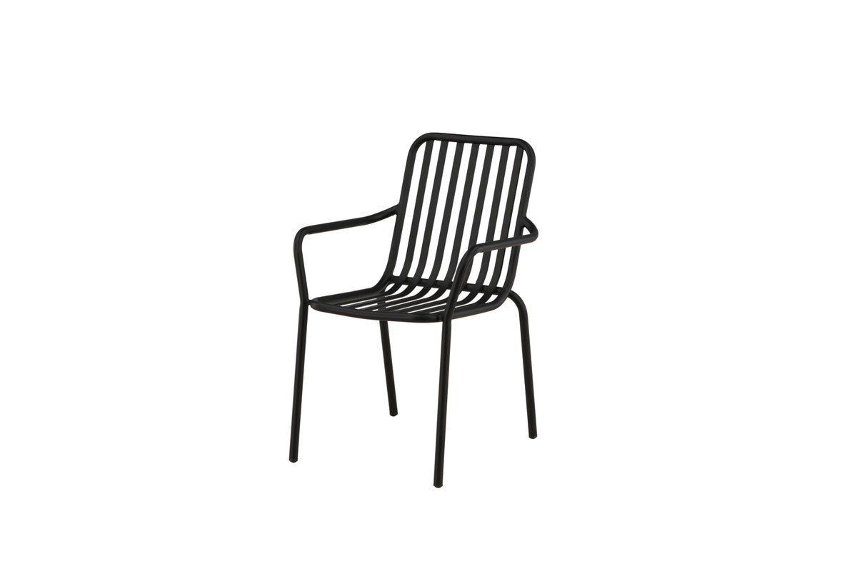 Electra Tuinstoel - Set van 2 - Zwart