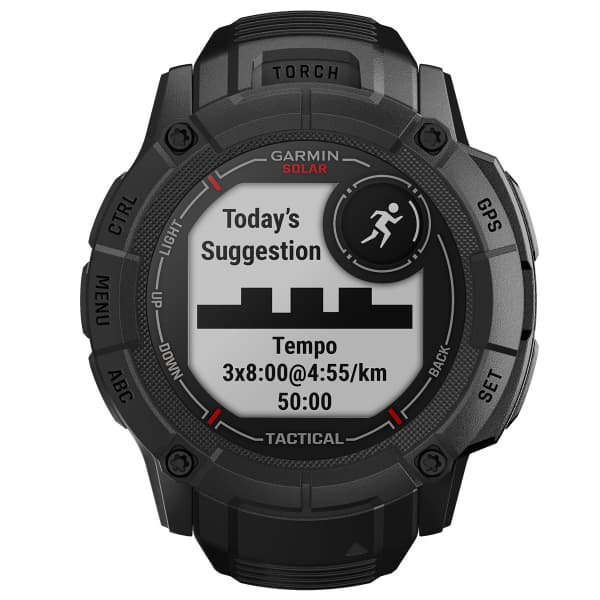 SFS195_Cardio et GPS GARMIN INSTINCT 2X SOLAR TACTICAL