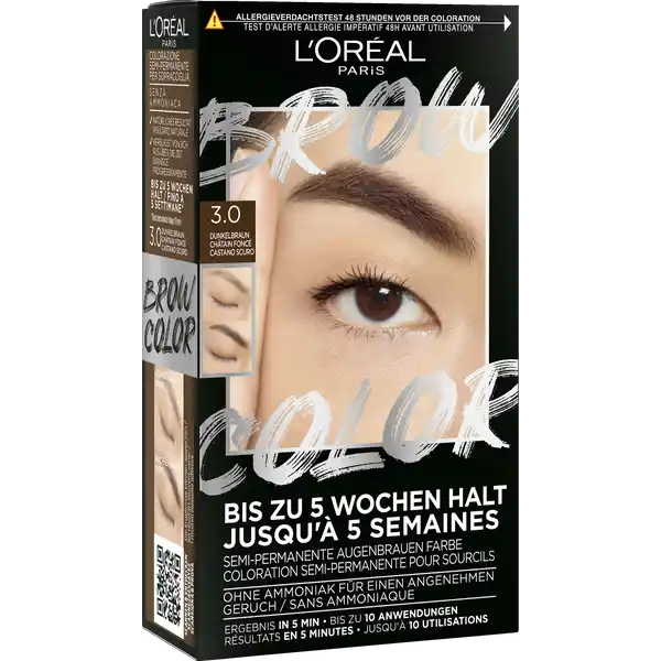 Brow Color Semi-Permanente Augenbrauenfarbe 3.0 Dunkelbraun