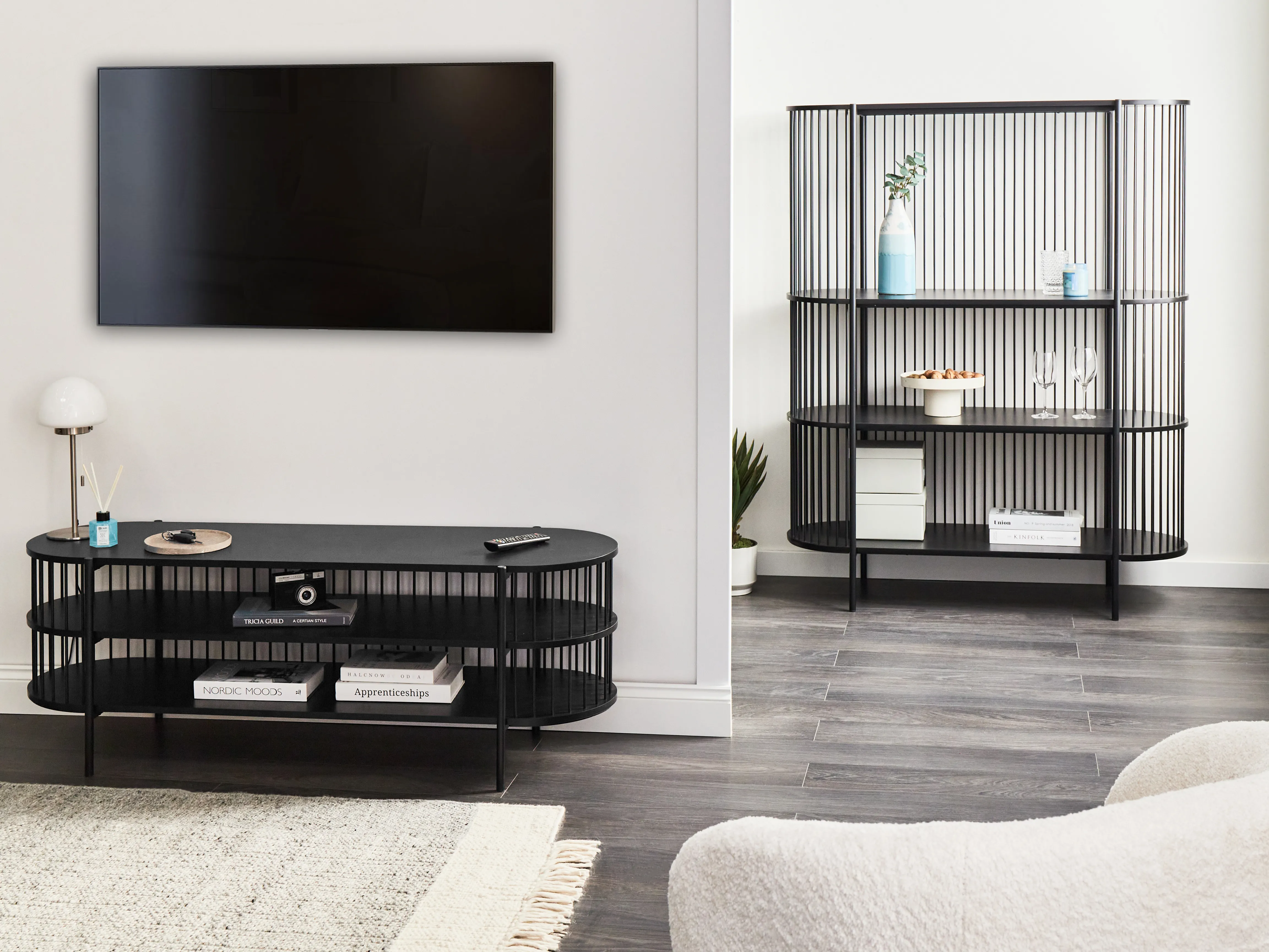 TV-meubel BIRSON Zwart