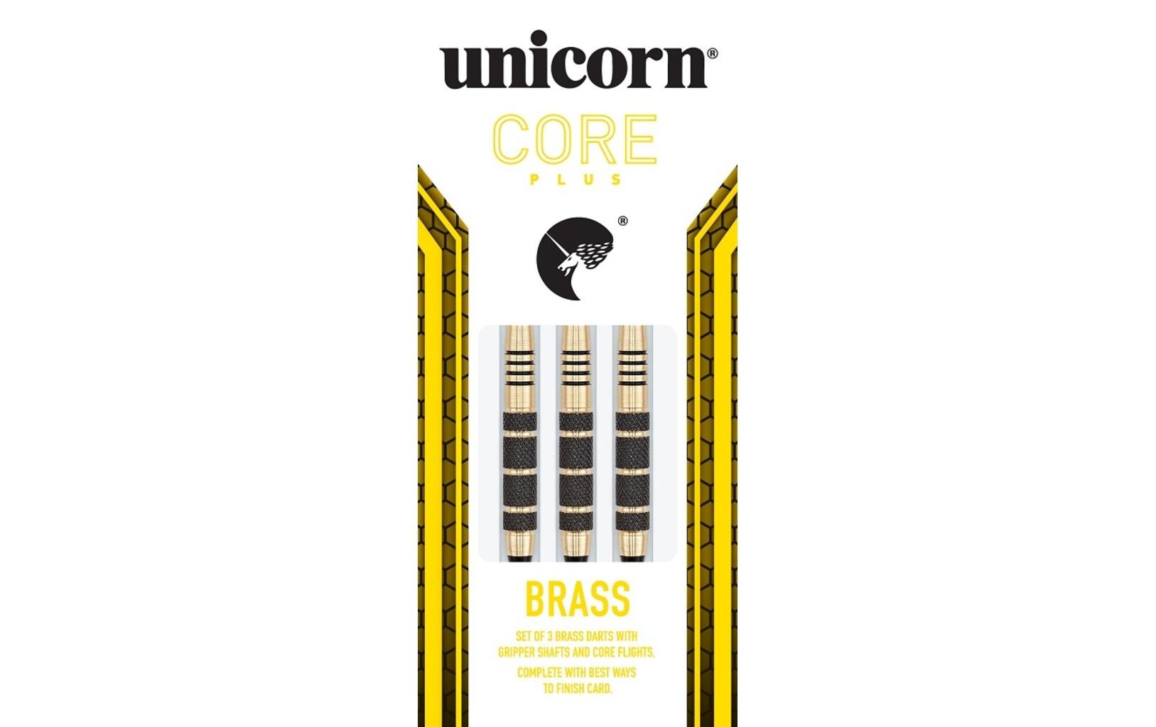 Dartpfeile S/T Core Plus Win Black Brass - 19G, 3er SetSoftdart