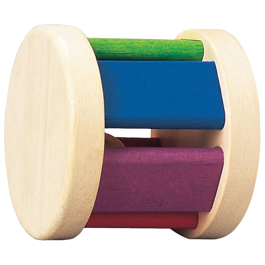 Plan toys rammelaar roller - regenboog