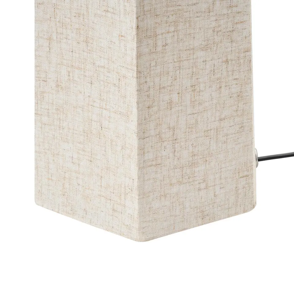 DEMBI - Staande lamp - Lichtbeige - Stof
