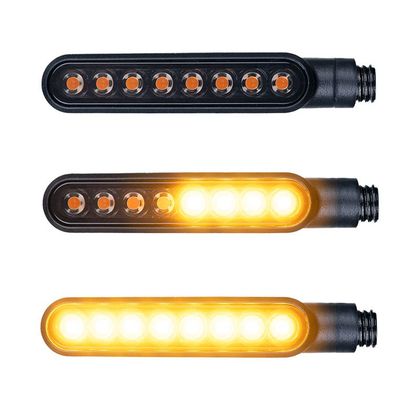 Clignotant Oxford NightFighter LED SEQUENTIELS (inclus 2 résistances) La paire Universel - Noir