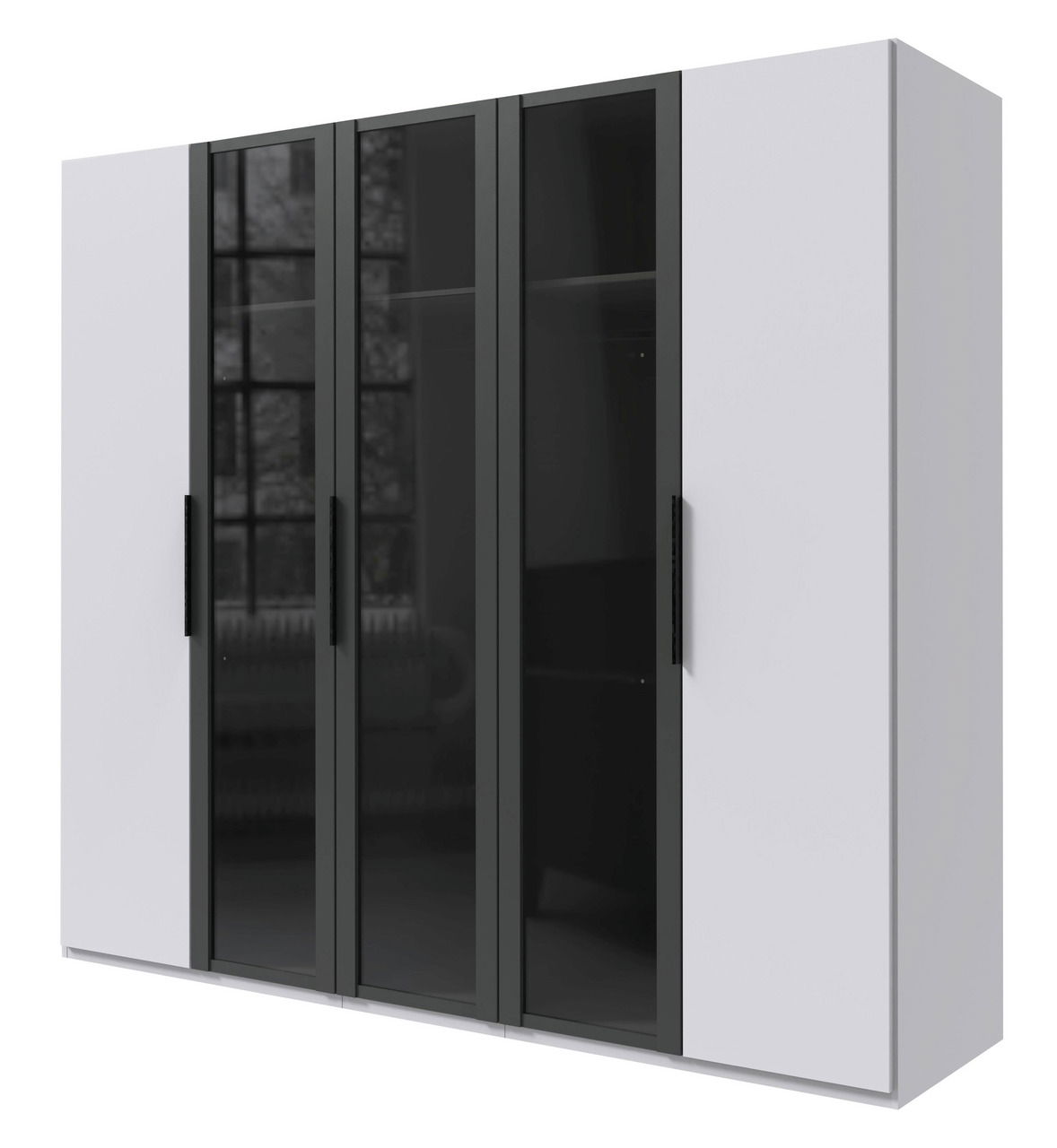 Ti´me Drehtürenschrank 5-trg. LEVEL 36 BLACK E