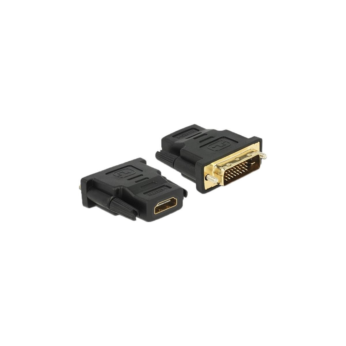 Delock Adapter DVI 24+1 pin male > HDMI female