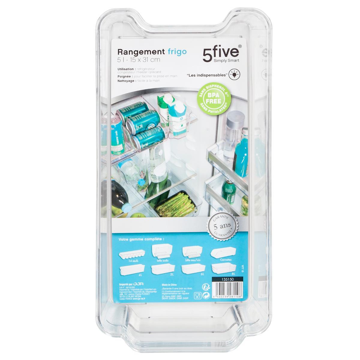 BAC DE RANGEMENT FRIGO 5L 31X15CM