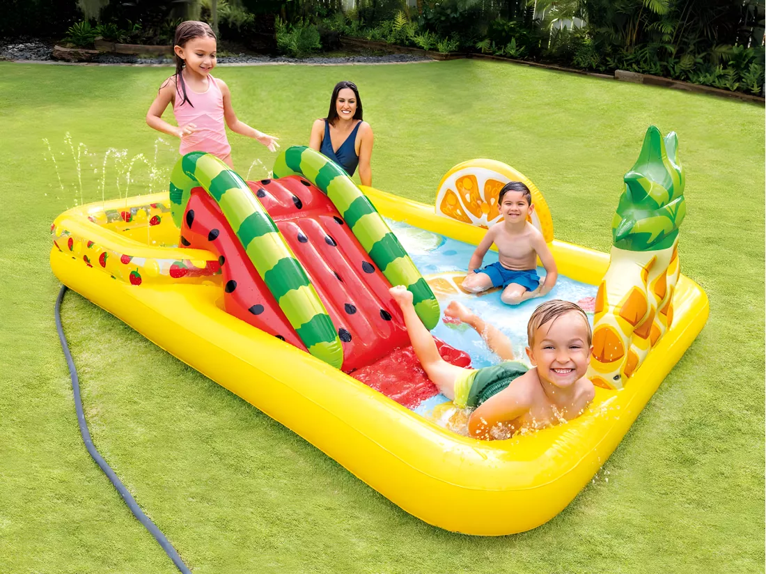 Aire de jeux gonflable Fruits - Intex