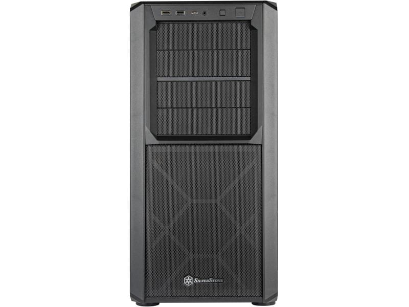 SilverStone PC-Gehäuse SETA D1 Kompaktes Mid-Tower-ATX-Gehäuse