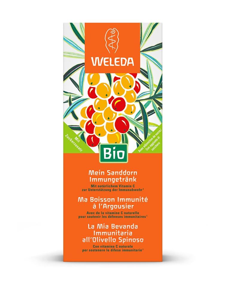 Weleda Mein Sanddorn Immungetränk<br>200 ml, Flasche