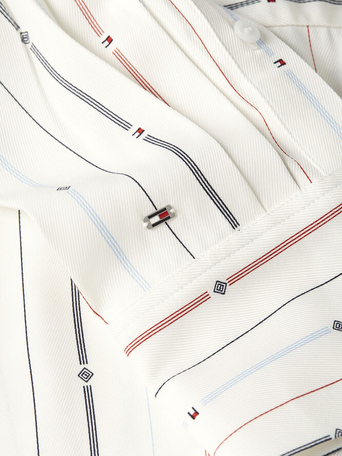 Tommy Hilfiger FOULARD KNEE SHIRTDRESS Foulard flag stp/ multi