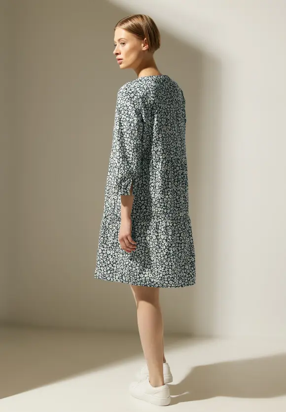 Tunikakleid mit Print - cool vintage green