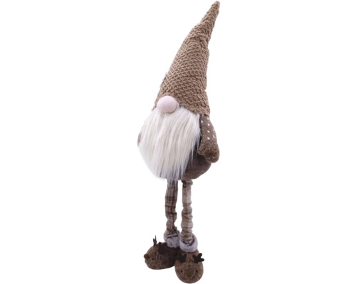 Decoratief figuur Santa Lafiora 30 20 x 95 cm bruin