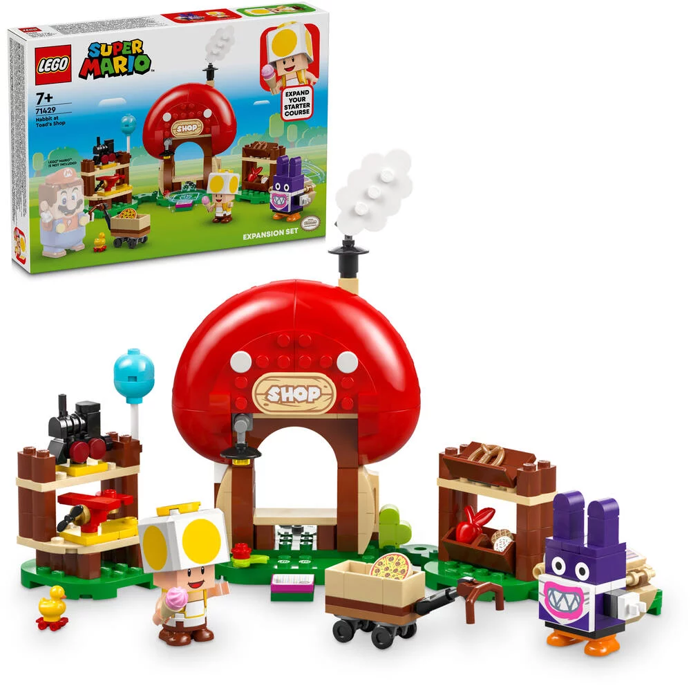 LEGO®SUPER MARIO™ 71429 - ENSEMBLE D’EXTENSION CAROTTIN ET LA BOUTIQUE TOAD
