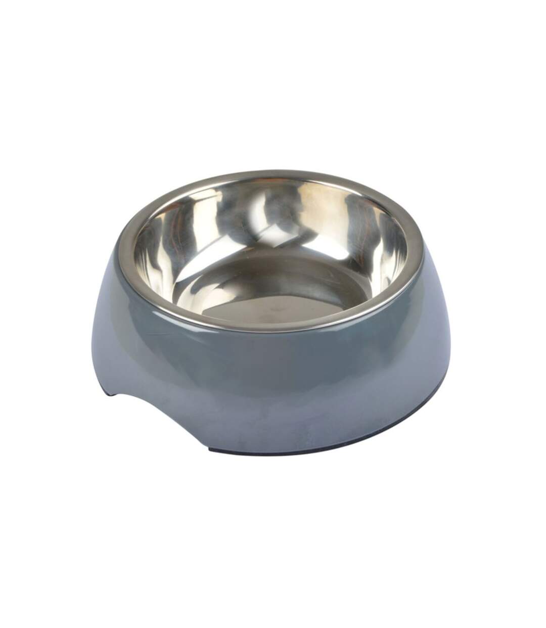 Paris Prix - Gamelle Pour Chien & Chat bol Inox 14cm Anthracite
