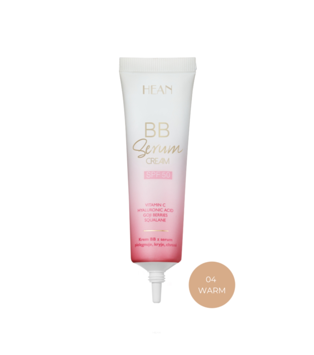 Hean - BB Serum Cream SPF50 - 04: Warm