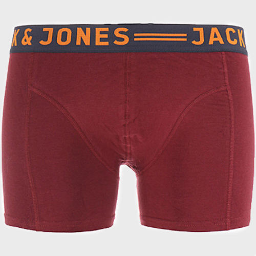 Lot De 3 Boxers Lichfield Gris Chiné Bleu Marine Bordeaux