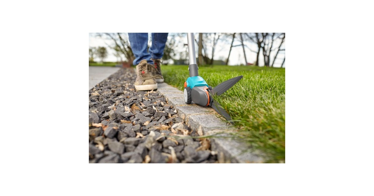 GARDENAComfort grasschaar op steel  (Turquoise/zwart, 12100-20)