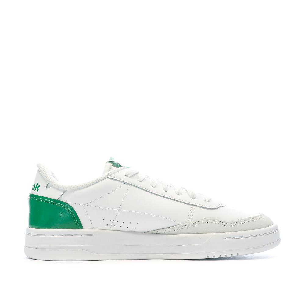 Reebok Baskets Blanche/Verte Homme Reebok Court Peak
