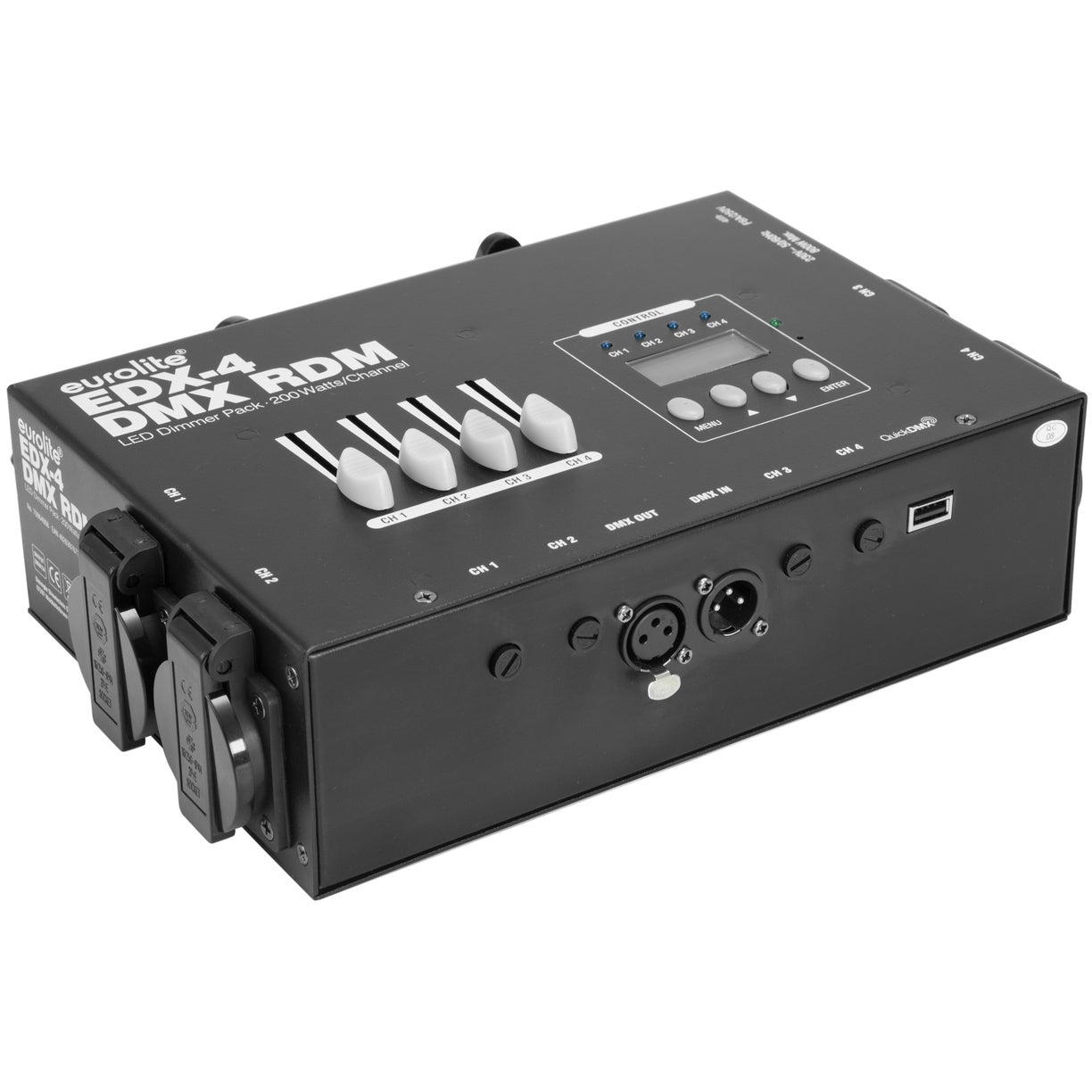 Eurolite EDX-4 DMX RDM LED dimmer pack