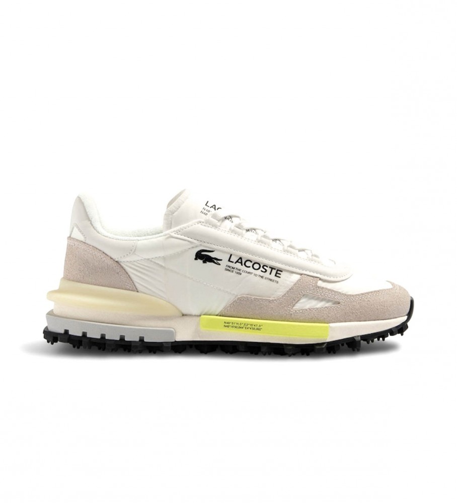 Tênis Lacoste Elite Active, bege vibrante