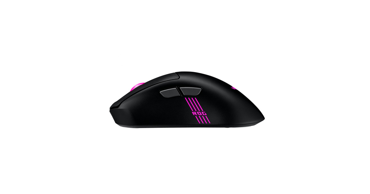 ASUSROG Keris II Origin Gaming Mouse  (Zwart, 42.000 dpi, RGB, USB, 2.4GHz, Bluetooth)