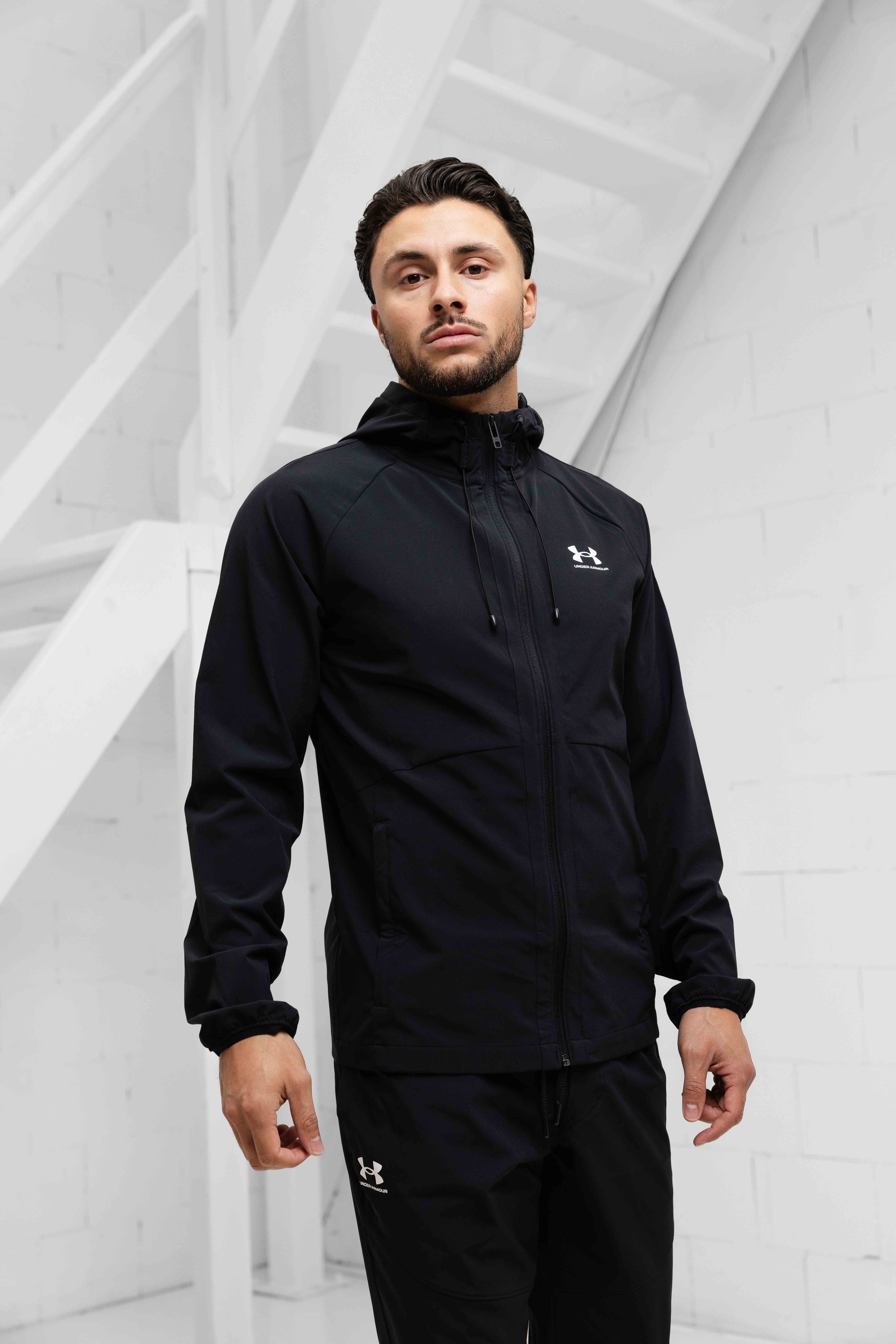 Under Armour Vibe Woven Trainingspak Heren Zwart