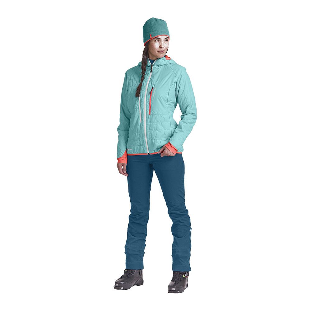 Ortovox SWISSWOOL PIZ BOÈ - Veste ski Femme ice waterfall
