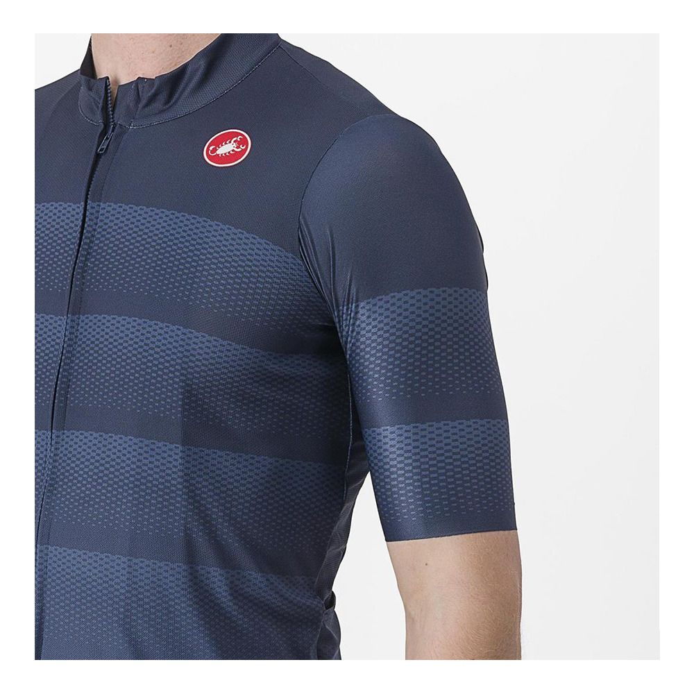 Castelli LIVELLI - Maillot Homme bleu/blanc