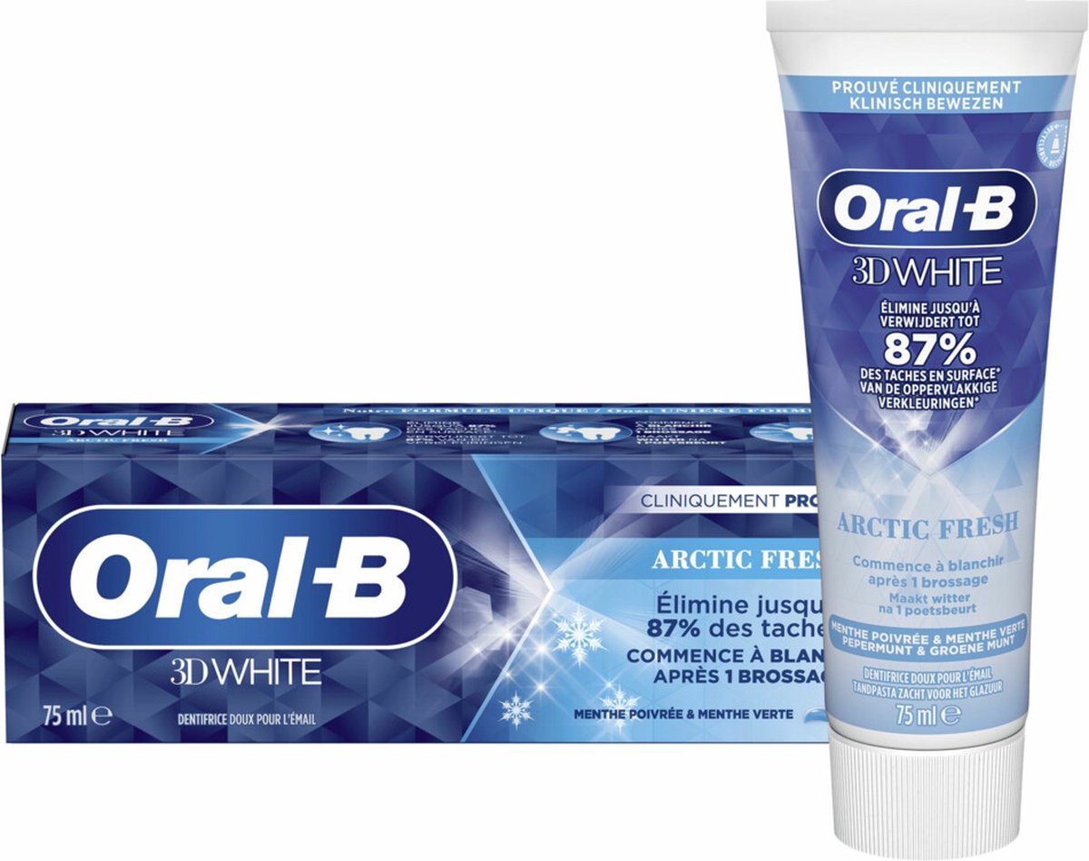 Oral B Tandpasta 3D White Arctic Fresh (75 ml)
