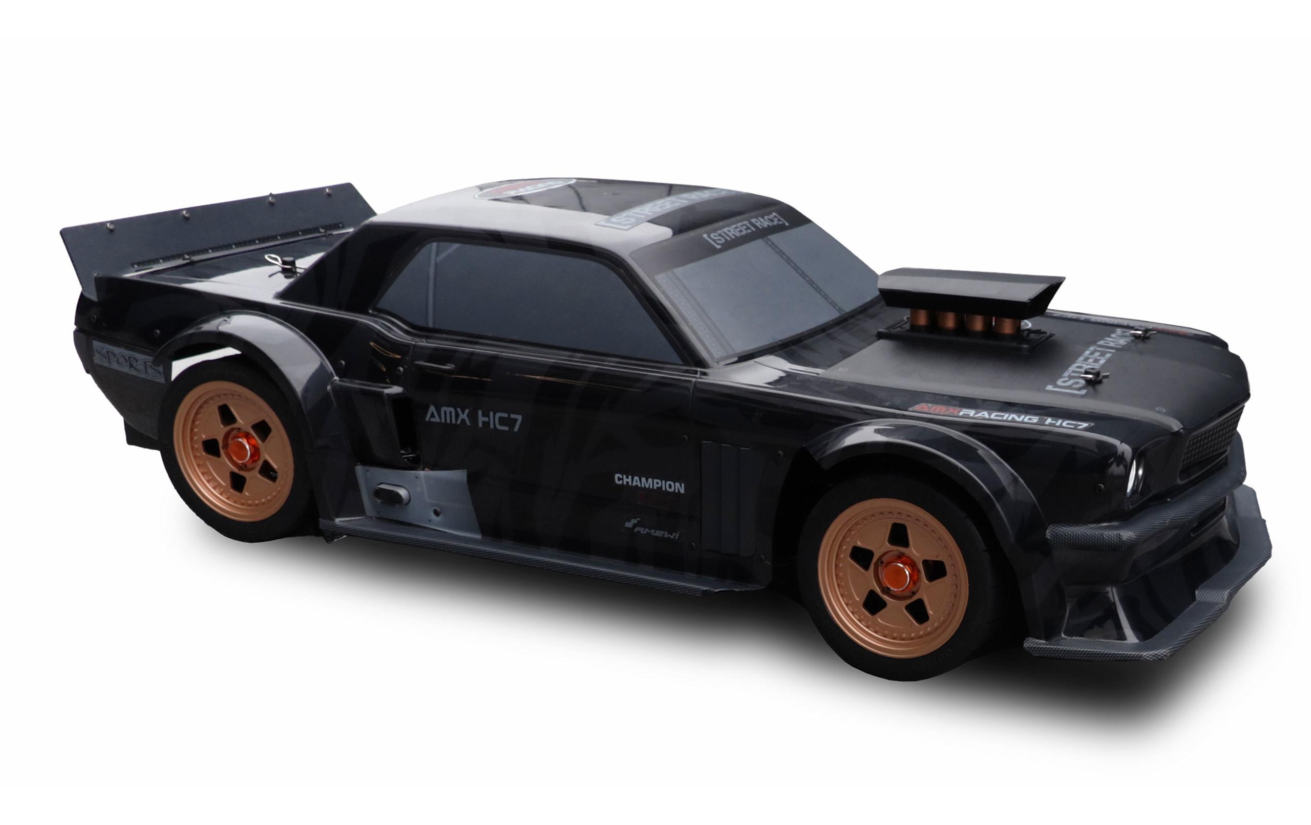 Tourenwagen AMXRacing HC7 6S, 4WD, 1:7, RTR<br>Muscle Car im Massstab 1:7 mit starkem Brushless Antrieb