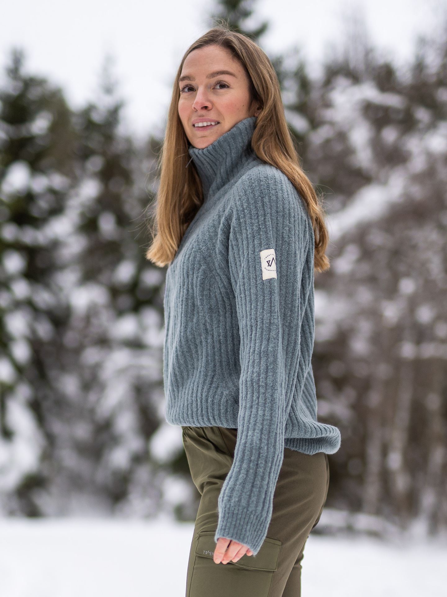 1222 Half Zip Genser