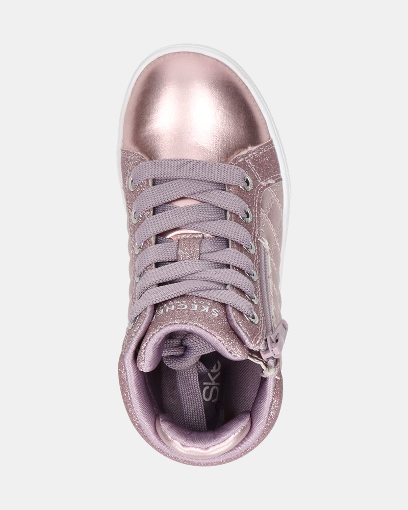 Skechers Quilted Sqaud Hoge sneakers  - roze