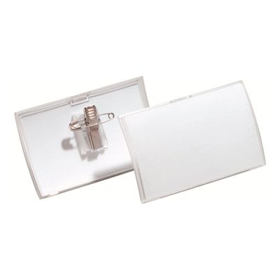 Durable Clickfold - 25 Portes badge pliables avec aimant - 54 x 90 mm