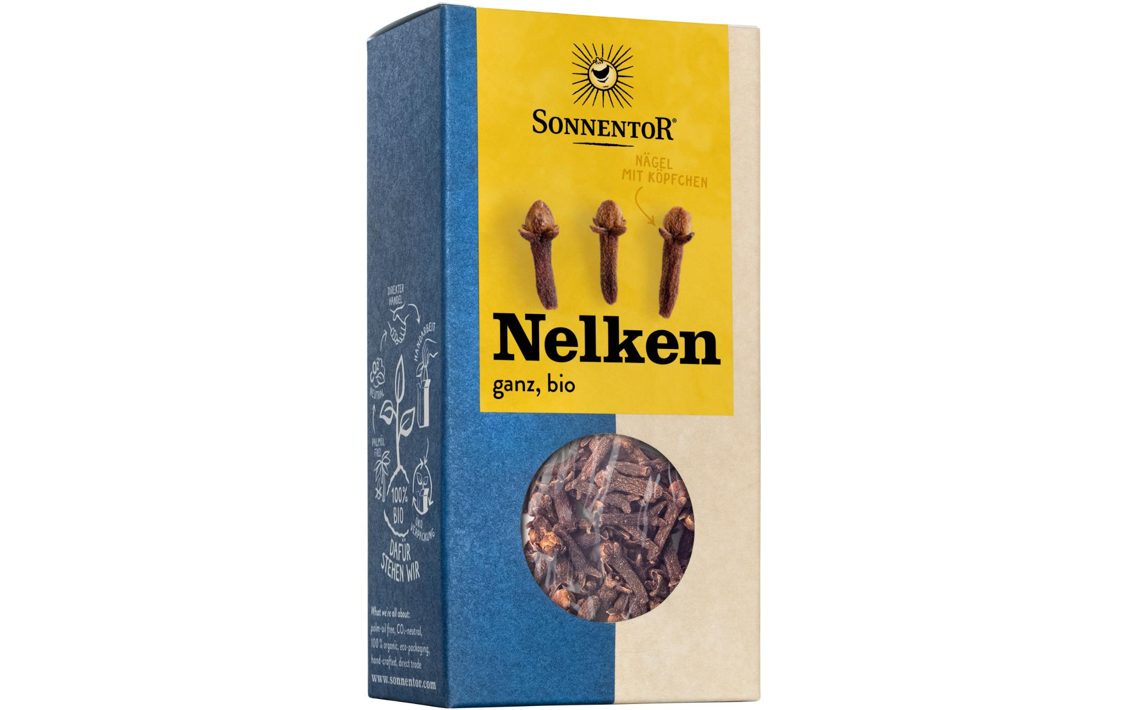 Gewürz Bio Nelken ganz Beutel 35 gGetrocknete Nelkenblumen in Bio-Qualität