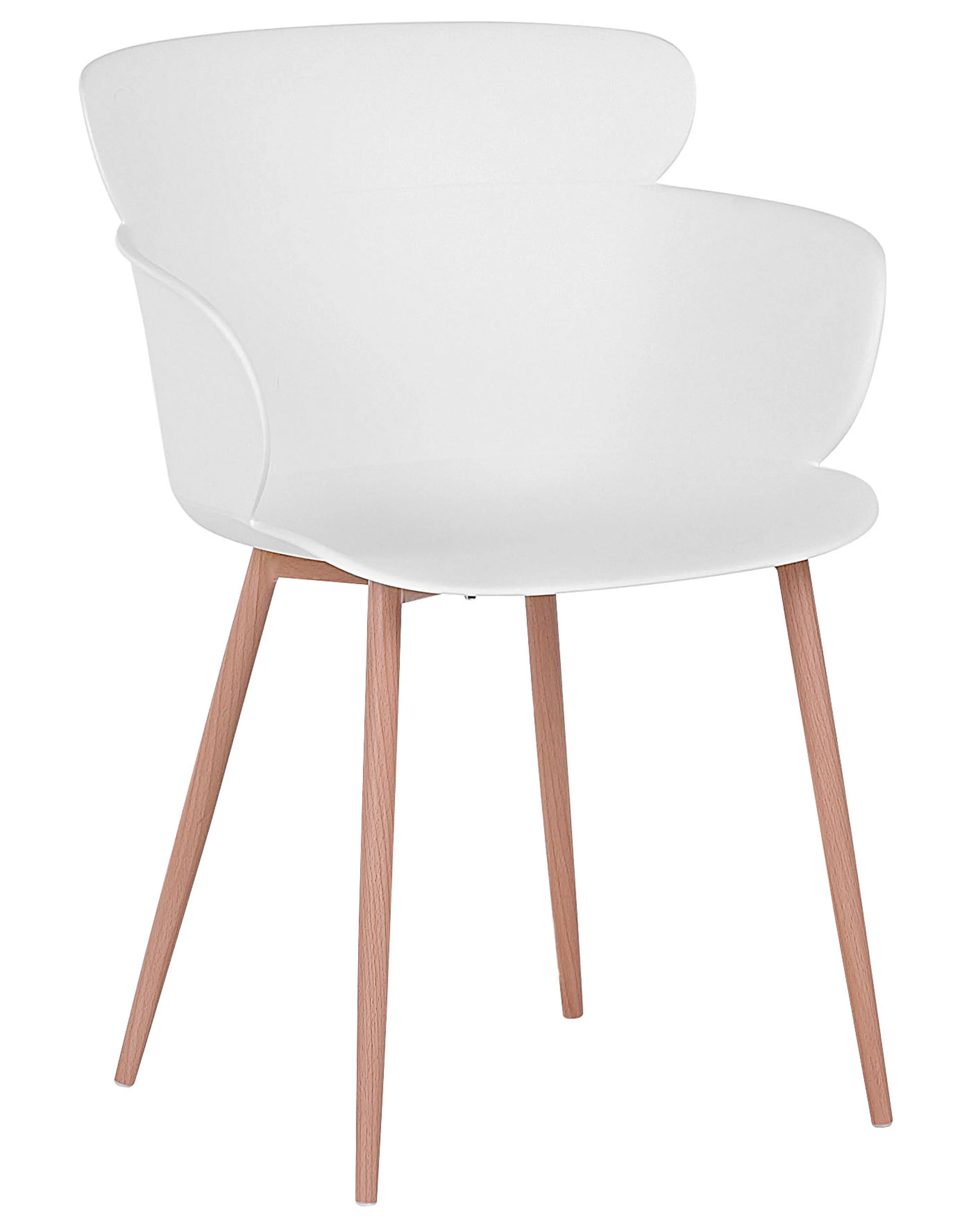 Set van 2 eetkamerstoelen SUMKLEY Wit