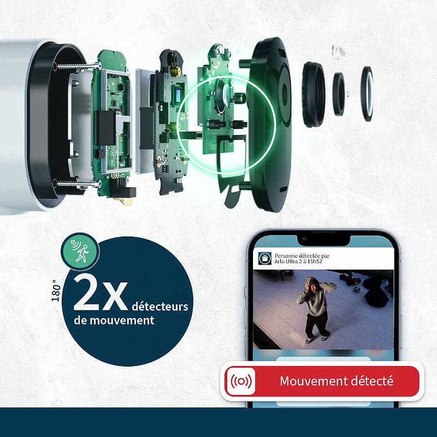 Arlo Ultra 2 Camera Kit x2 - Noir