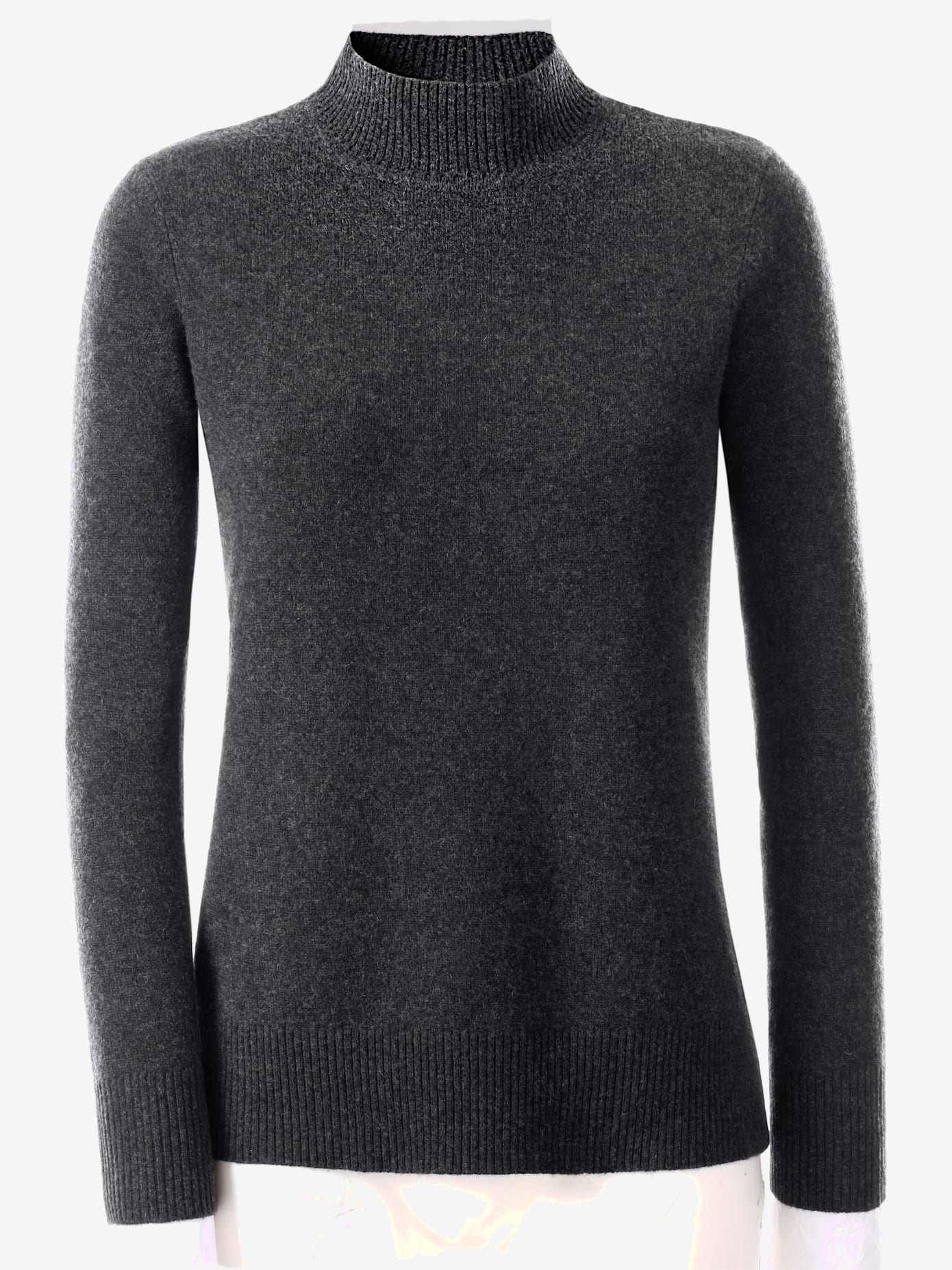 Pull femme basique pratique col montant
